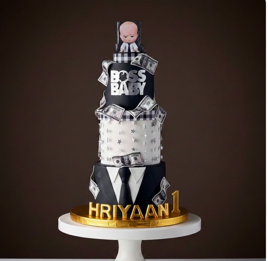 Supreme Boss Baby Tower Cake