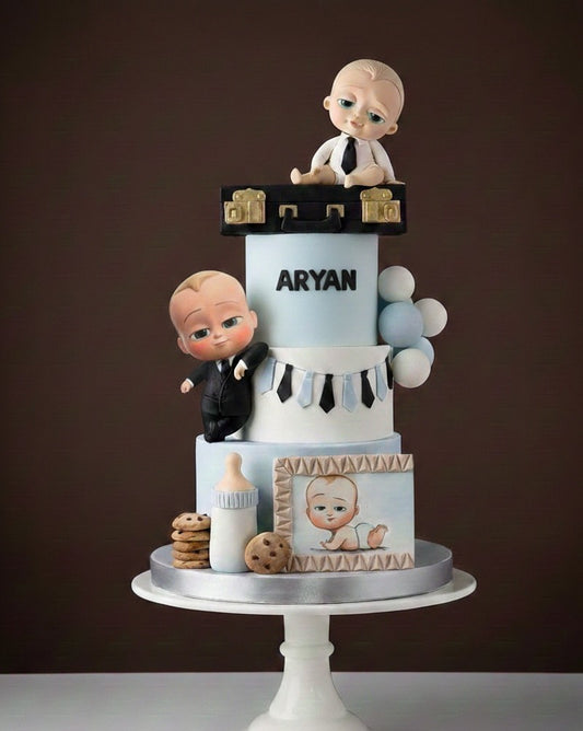 Tiny Boss Baby Treasure Cake