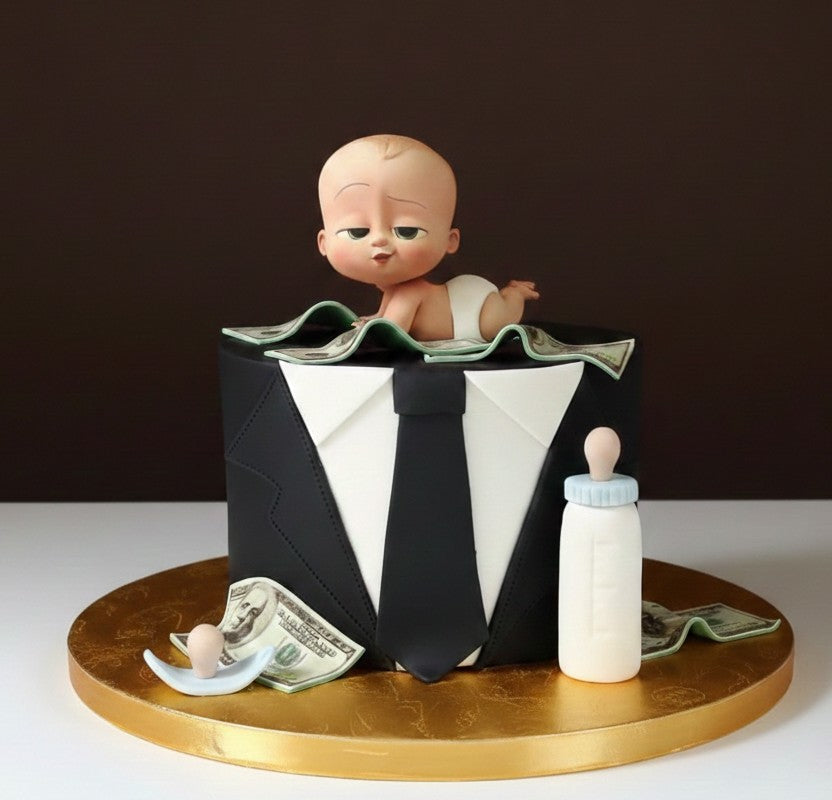 Boss Baby Money Tux Cake