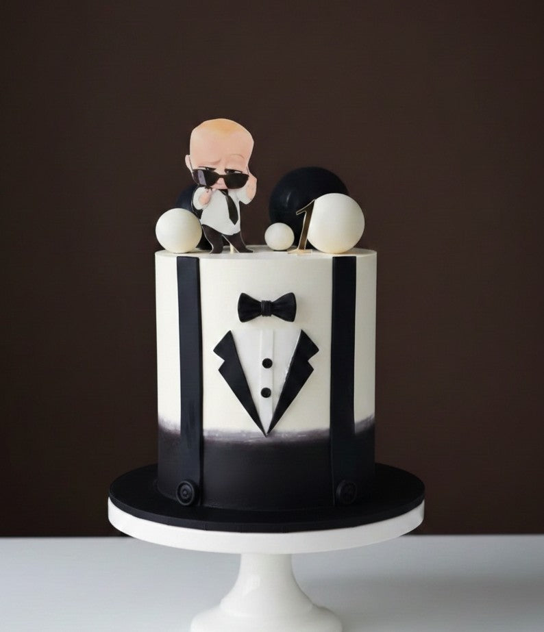 Boss Baby Tuxedo Shades Cake