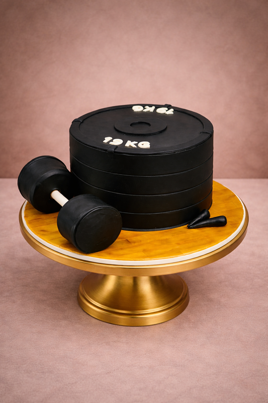 Weight Plate Fondnat Gym Cake