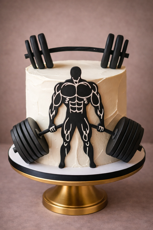 Bodybuilder Gym Cake