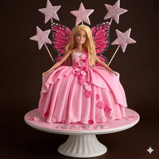 Barbie Fairy Wings Cake