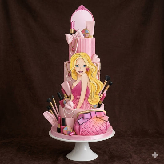 Barbie Luxury Makeup Designer Cake