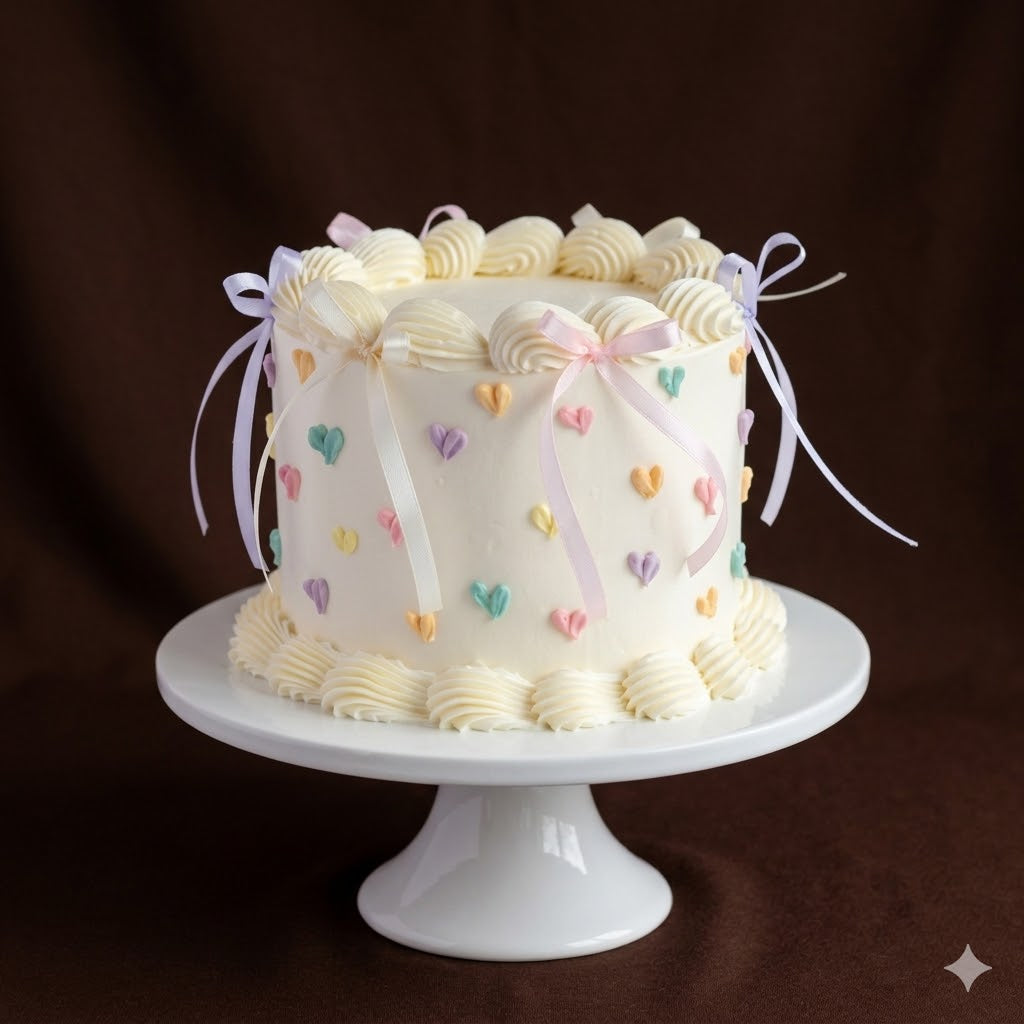 Pastel Love Rainbow Charm Cake