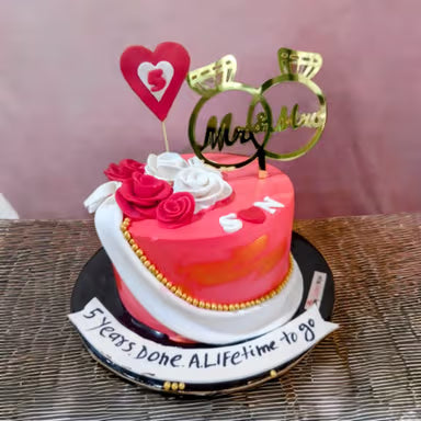 Enchanted Love Butterfly & Bloom Cake