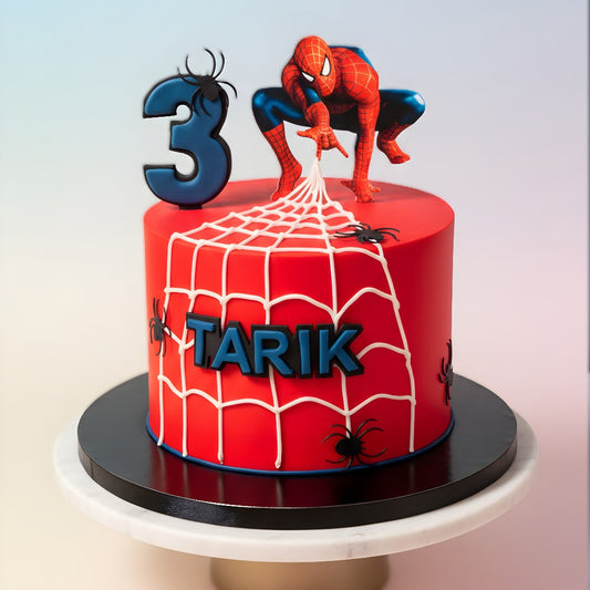 Ultimate Spider Web Action Cake