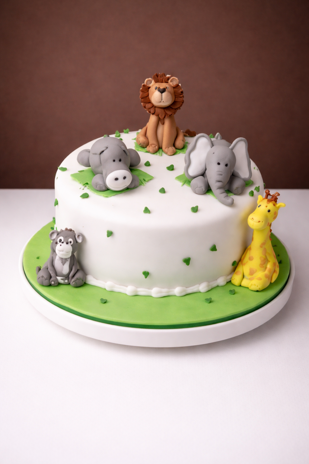 The Playful Safari Jungle Cake