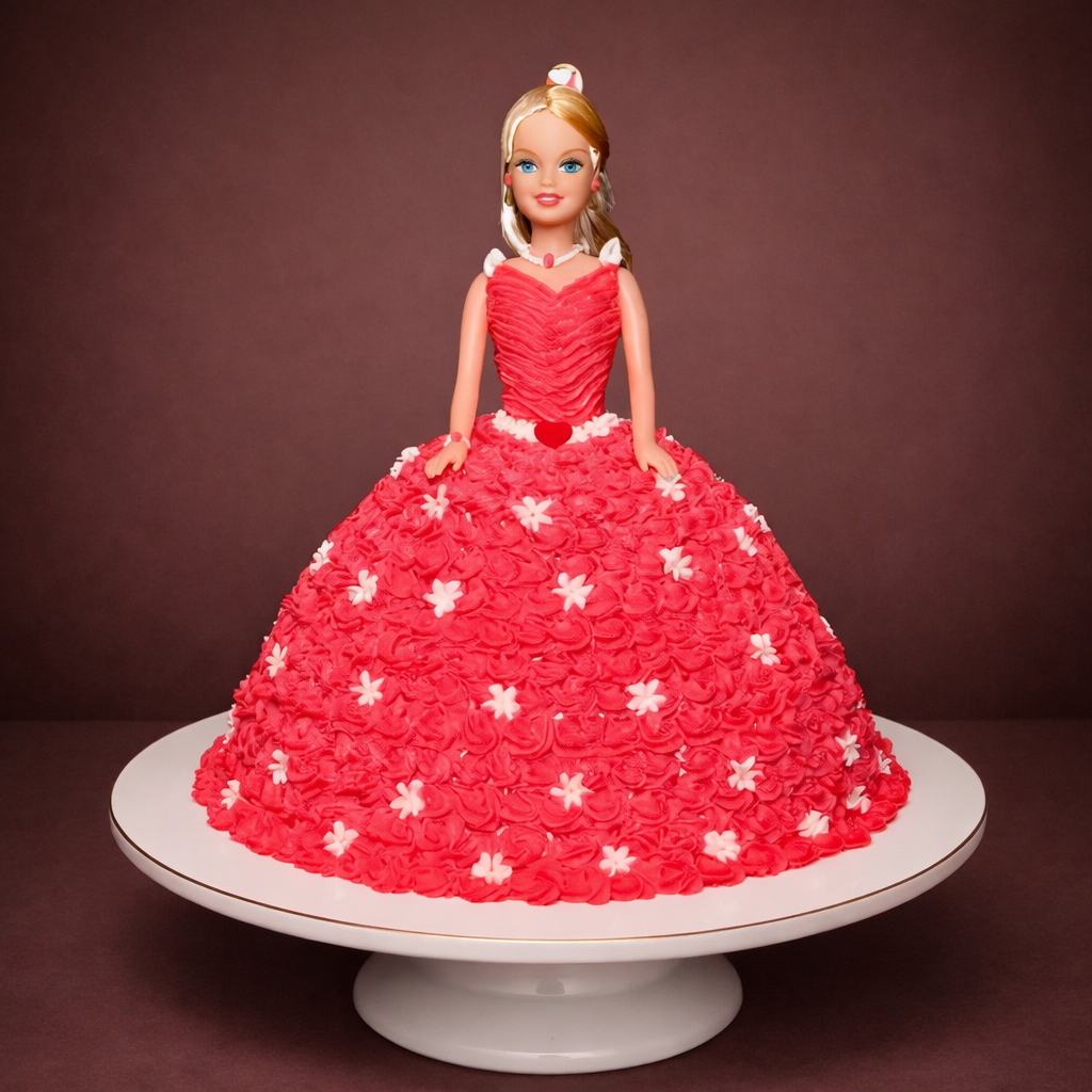 Barbie Doll Cake