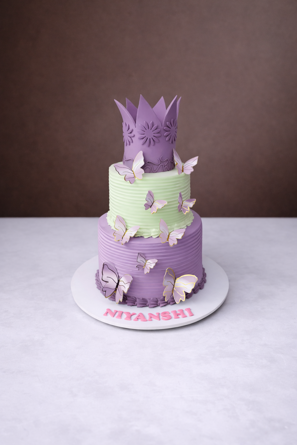 Lavender Majesty Butterfly Cake
