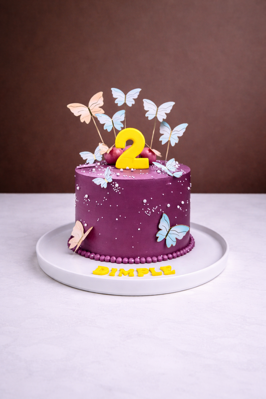 Butterfly Bliss Birthday Cake