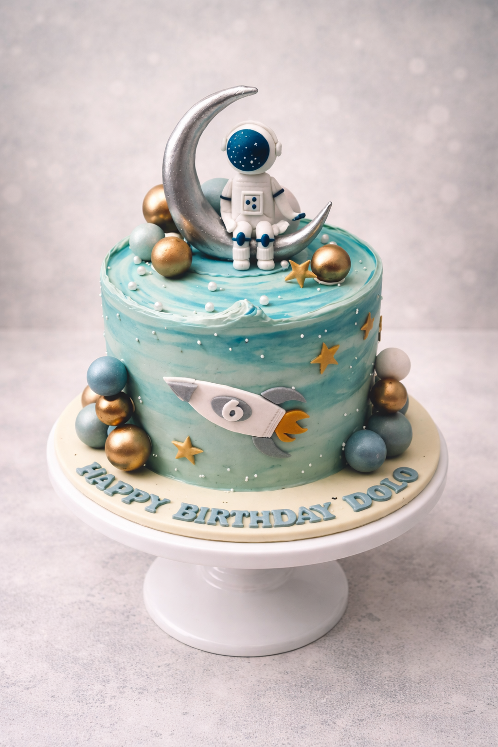 Lunar Mission Astronaut Cake
