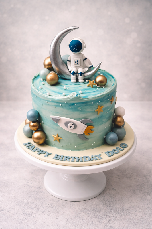 Lunar Mission Astronaut Cake