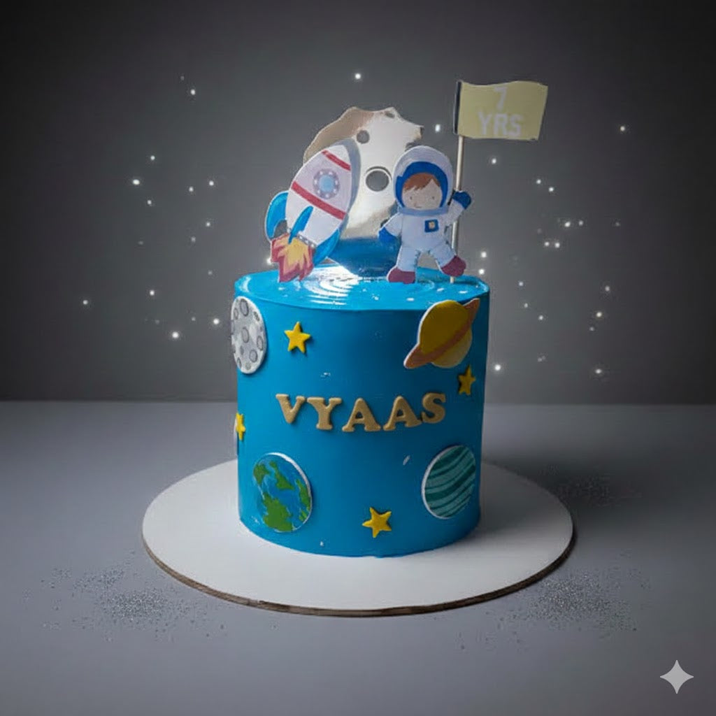 Interstellar Explorer Birthday Cake