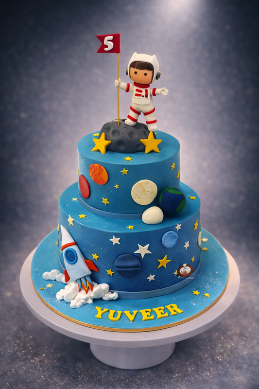 Astronaut Duo Moon Cake