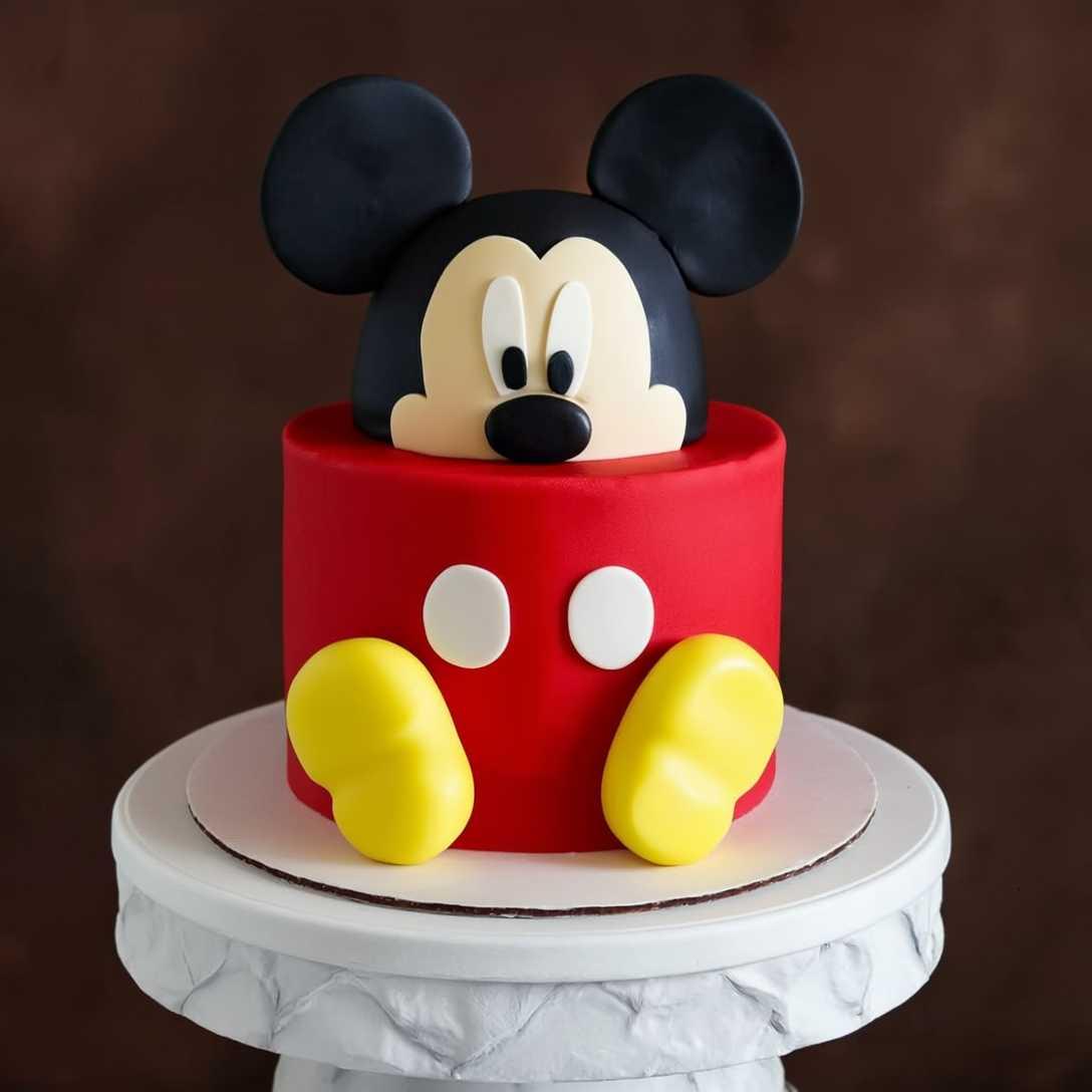 Mickey Mouse Theme Cake