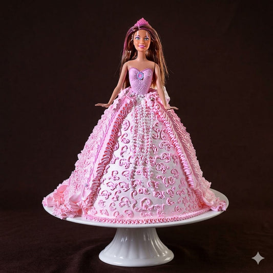 Barbie Royal Lace Cake