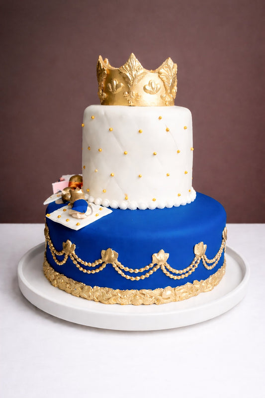 Golden Crown Luxury Prince Cake