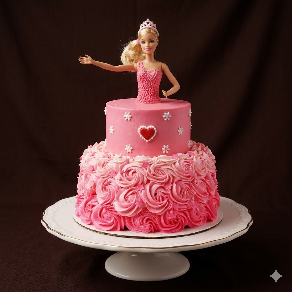 Barbie Classic Pink Designer Cake